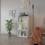 Hanah Home Ktp-130-Bb-1 Estantería Blanca